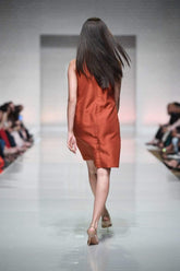 Yasmin Zaman - Rust Tunic Style Shirt